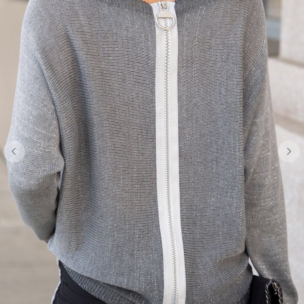 Zip Up Sweater - Picture 2 of 3